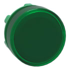 SCHNEIDER ELECTRIC - Testa lampada spia Ø22 - circolare - gemma liscia verde- per LED universale
