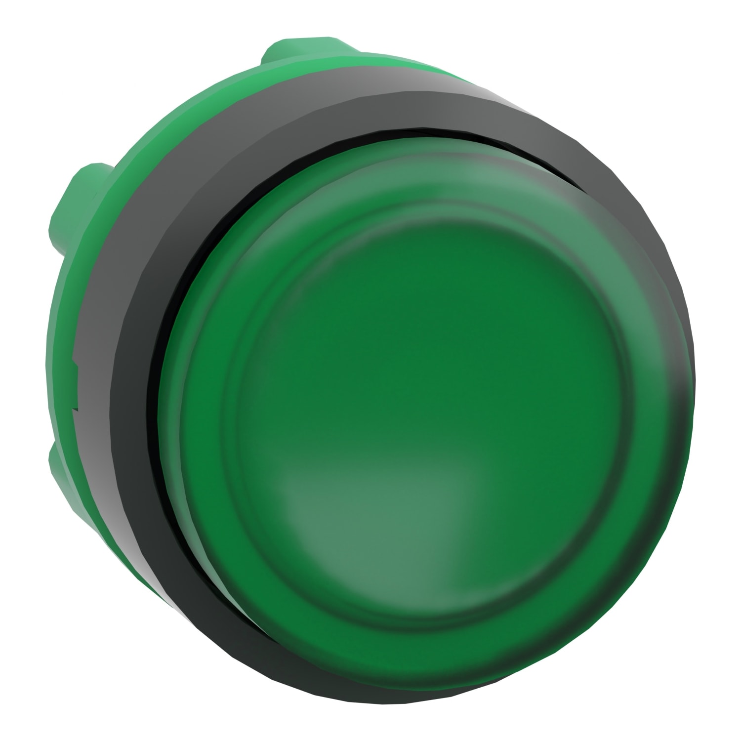 SCHNEIDER ELECTRIC - Testa pulsante luminoso Ø22 - verde- per LED universale