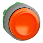 SCHNEIDER ELECTRIC - Testa pulsante luminoso arancio ghiera grigia- per LED universale- Ø22