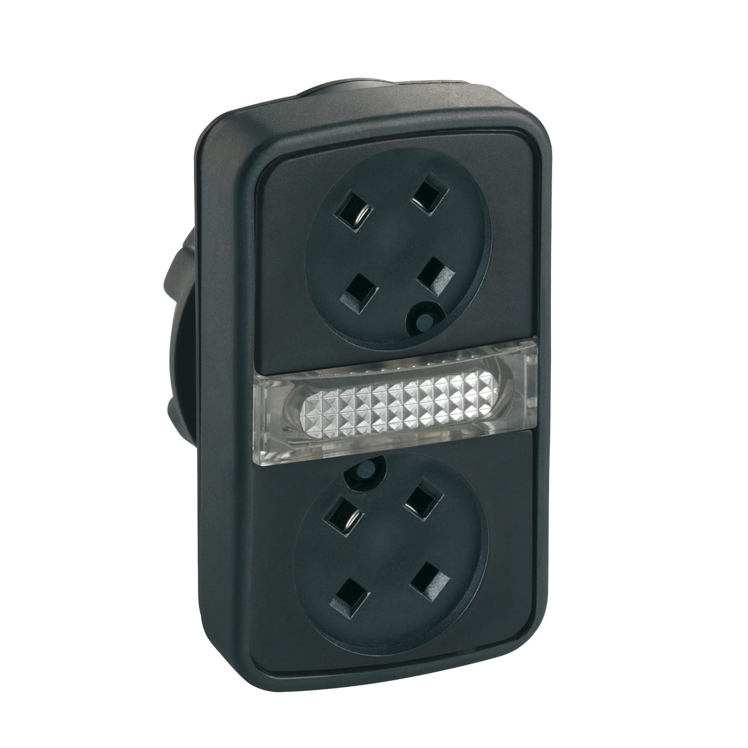SCHNEIDER ELECTRIC - Filo/filo pulsante doppio luminoso Ø22 senza capsula