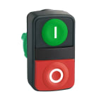 SCHNEIDER ELECTRIC - Pulsante doppio luminoso ø22 verde filo/rosso sporgente senza marcatura