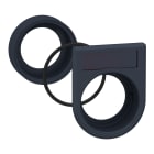 SCHNEIDER ELECTRIC - Kit filopannello, Harmony XB5, montaggio foro 30mm per selettori e pulsanti luminosi 22mm, plastica, etichetta per 1 linea di testo