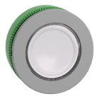 SCHNEIDER ELECTRIC - Testa pulsante bianco filopannello ghiera grigia- per LED universale