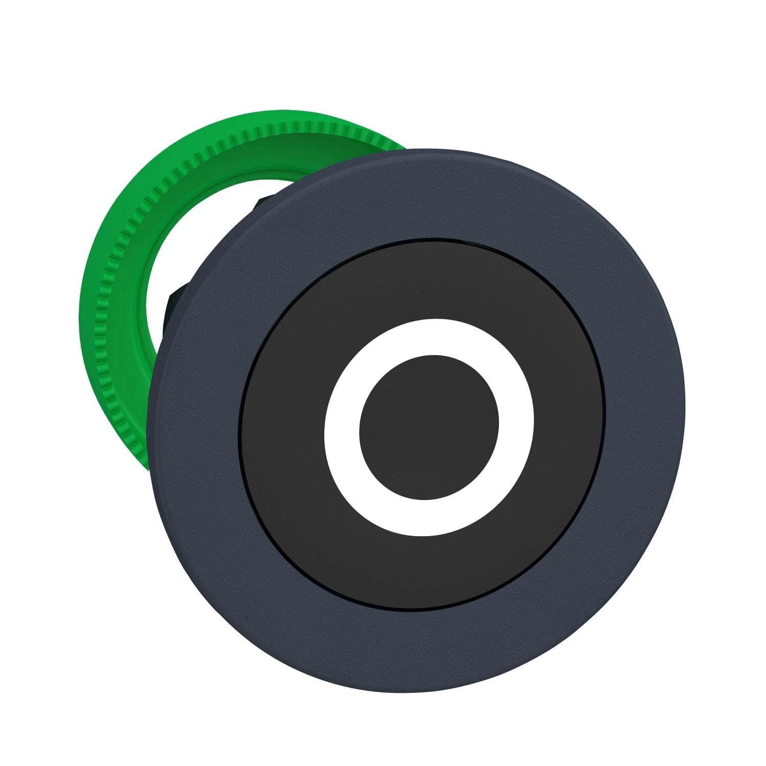 SCHNEIDER ELECTRIC - Testa pulsante nero filopannello Ø30 "O"