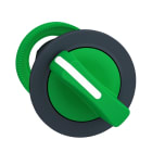 SCHNEIDER ELECTRIC - Testa selettore, Harmony XB5, filopannello, leva verde,  2 posizioni fisse