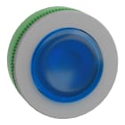 SCHNEIDER ELECTRIC - Testa pulsante luminoso blu aggancio filopannello- per LED universale- Ø30
