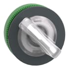 SCHNEIDER ELECTRIC - Testa selettore luminoso, Harmony XB5, filopannnello 30mm, plastica, leva bianca, per LED universale, 2 posizioni con ritorno