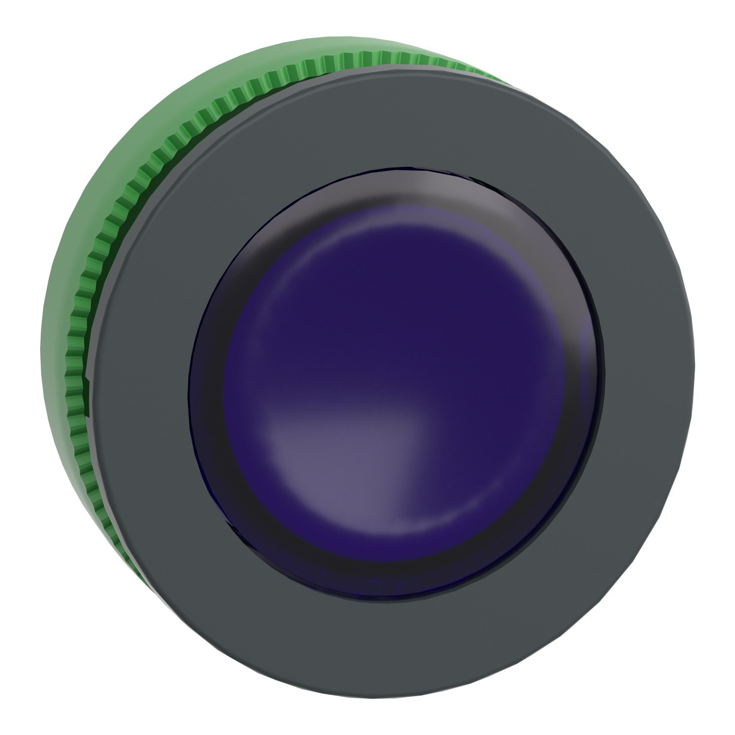 SCHNEIDER ELECTRIC - Harmony XB5, testa pulsante luminoso blu Ø30 filopannello, in plastica, ad impulso, senza marcatura- per LED universale