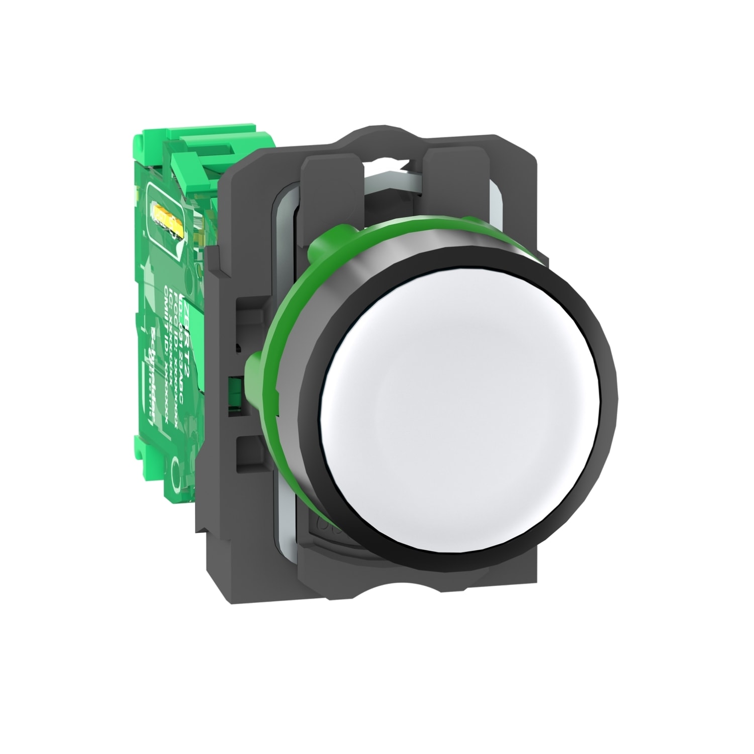 SCHNEIDER ELECTRIC - Pulsante trasmettitore completo ZB5R, capsula bianca