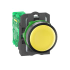 SCHNEIDER ELECTRIC - Pulsante trasmettitore - testa plastica Ø22mm - capsula gialla