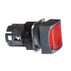 SCHNEIDER ELECTRIC - Testa pulsante luminoso quadrato Ø16 - filoghera - rosso