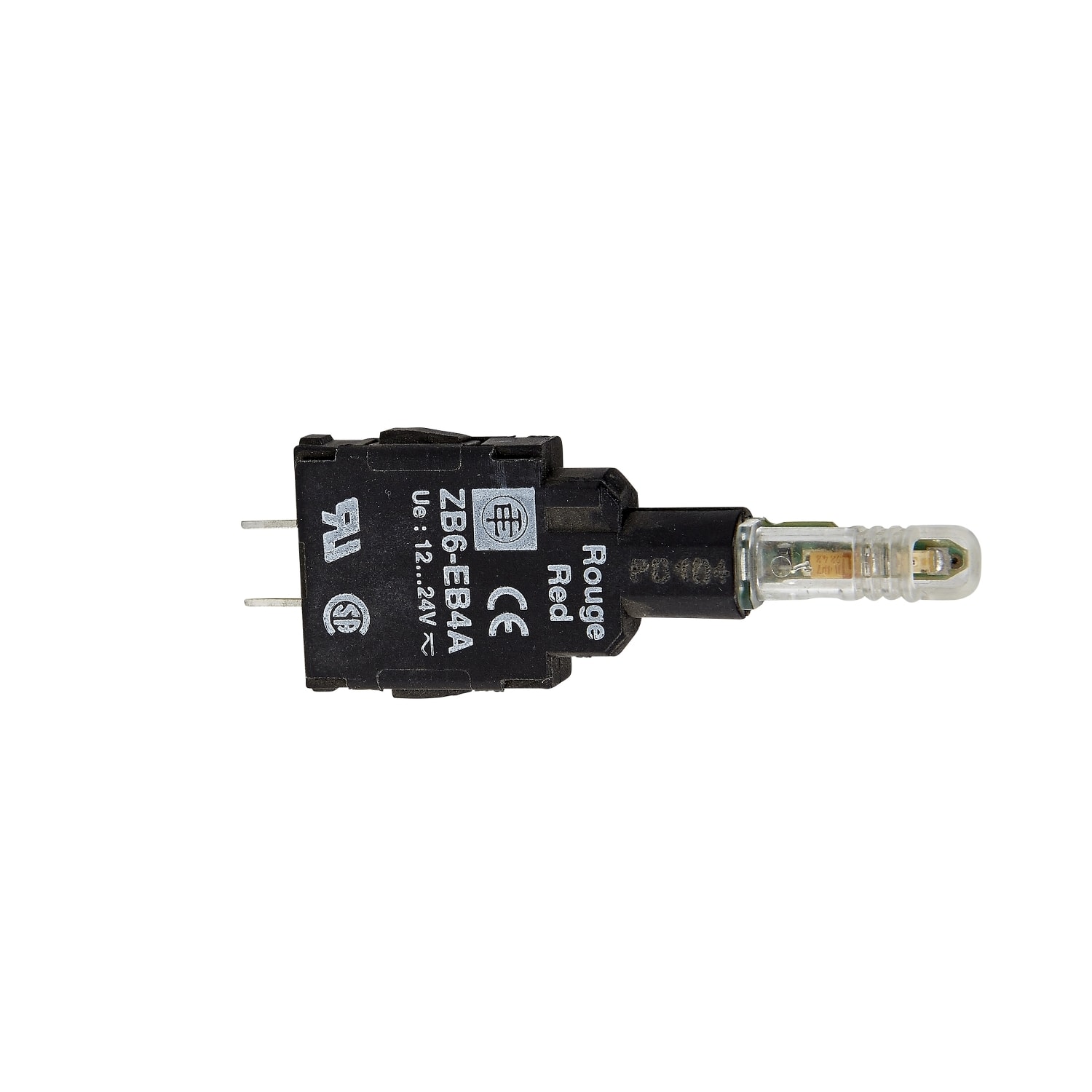 SCHNEIDER ELECTRIC - Corpo lampada spia - ZB6 - LED integrato verde - 12-24 V
