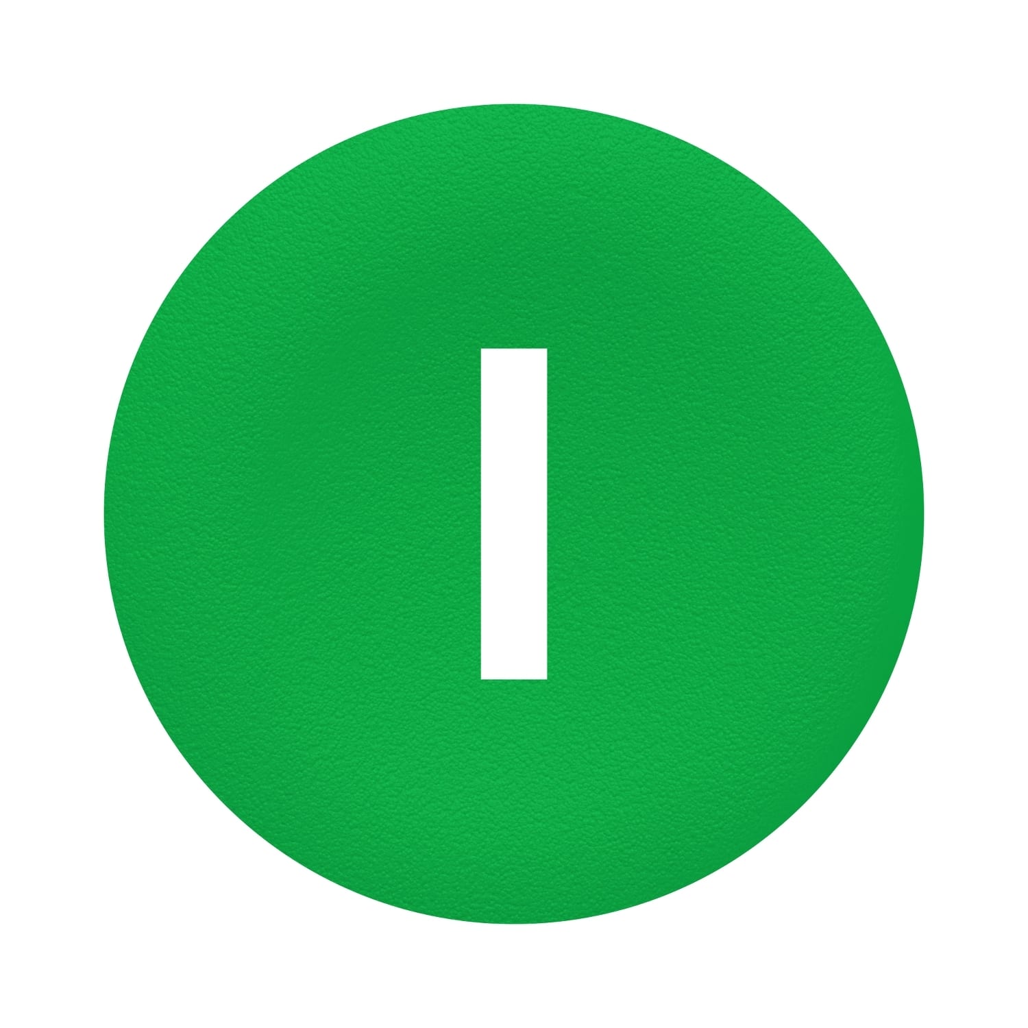 SCHNEIDER ELECTRIC - Capsula verde - c/marcatura i - bianca - per pulsante filoghiera circolare - [prezzo per 100 pz]