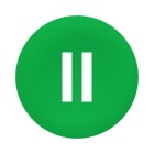 SCHNEIDER ELECTRIC - Capsula verde - c/marcatura ii - bianca - per pulsante a filoghiera circolare - [prezzo per 100 pz]