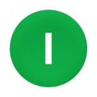 SCHNEIDER ELECTRIC - Capsula verde con marcatura i per pulsanti tripli Ø22 - [prezzo per 100 pz]