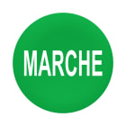 SCHNEIDER ELECTRIC - Capsula verde "MARCHE" per testa pulsante filopannello Ø30