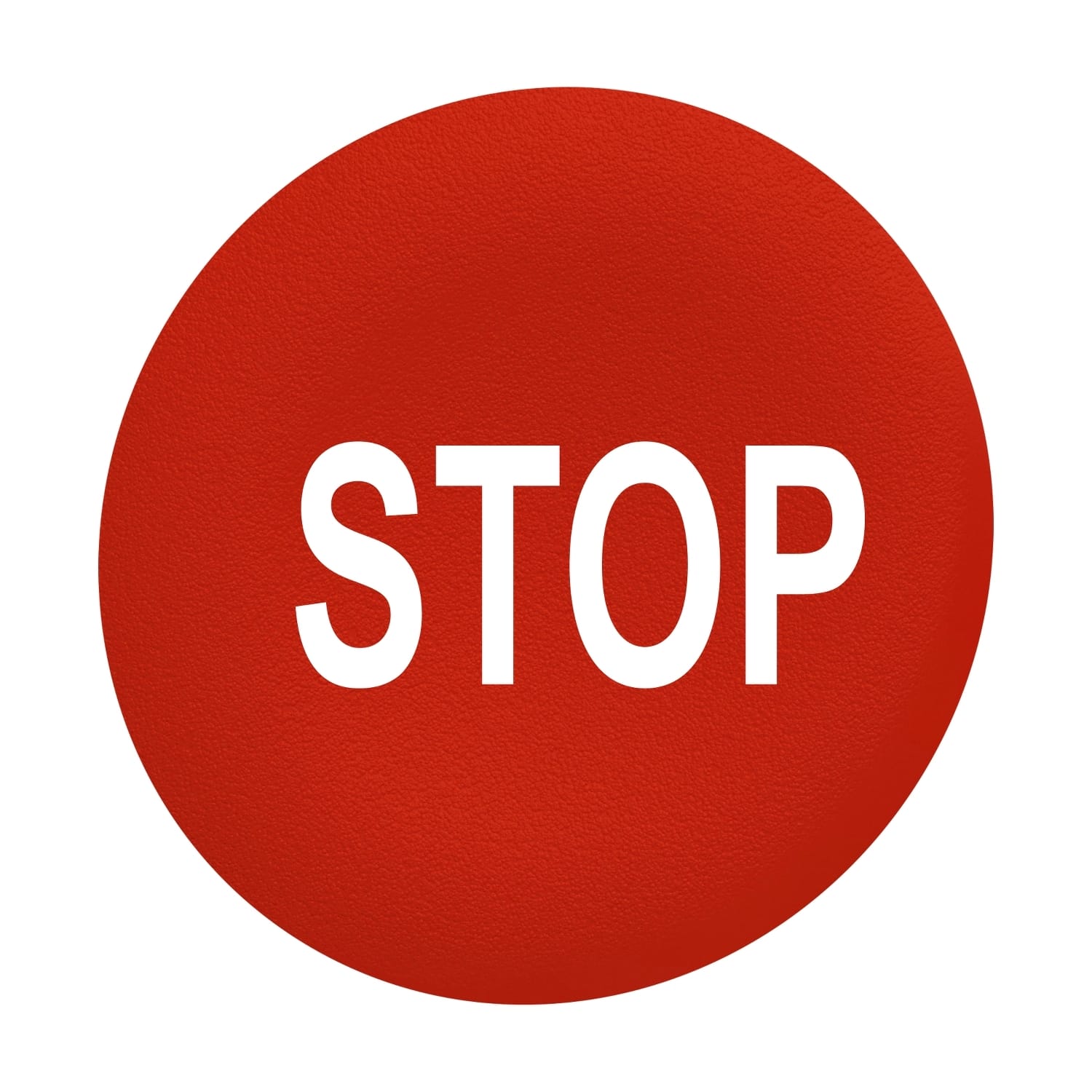 SCHNEIDER ELECTRIC - Capsula rossa "STOP" per testa pulsante filopannello Ø30