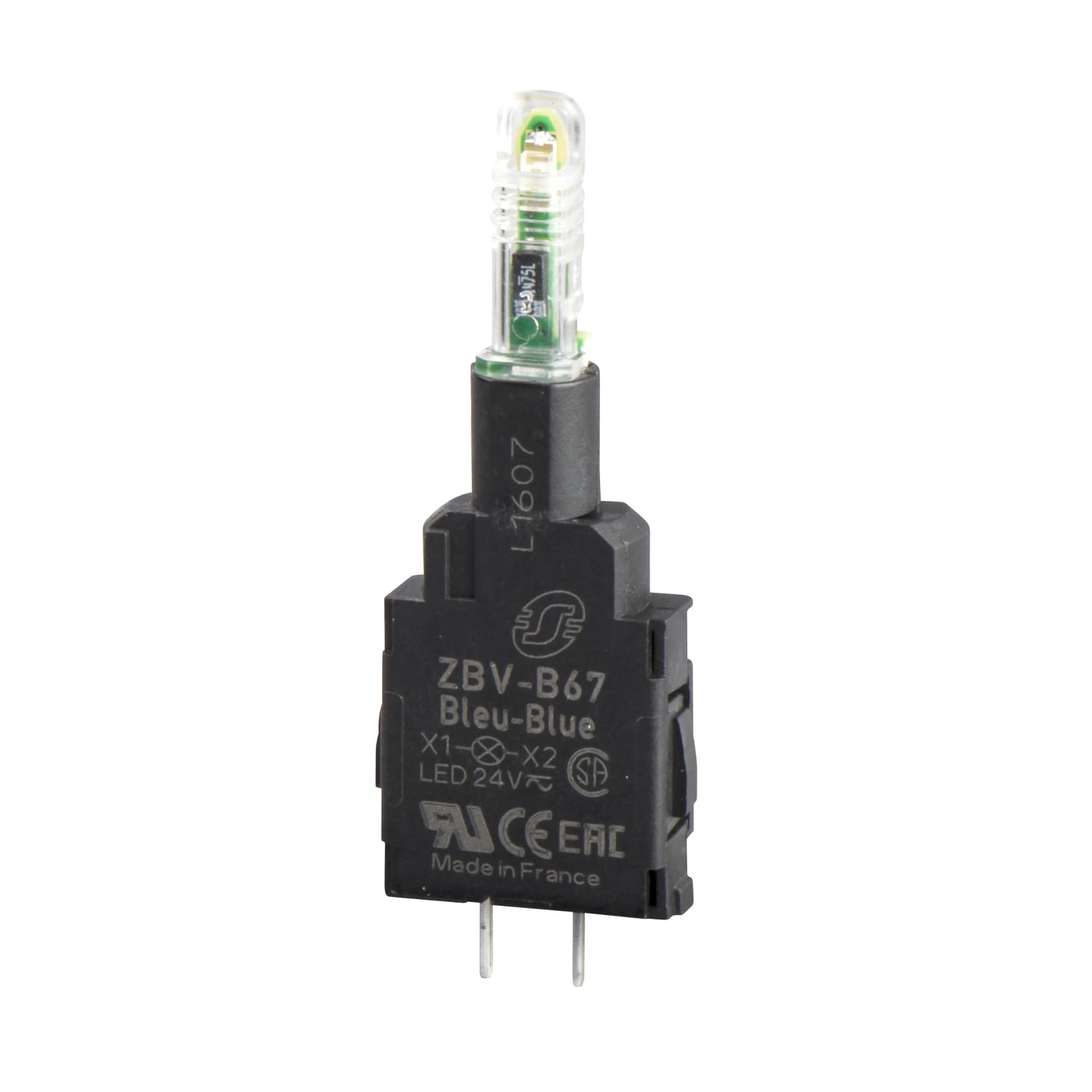 SCHNEIDER ELECTRIC - Elemento luminoso- Ø22 - LED integrato GIALLO - 24 V
