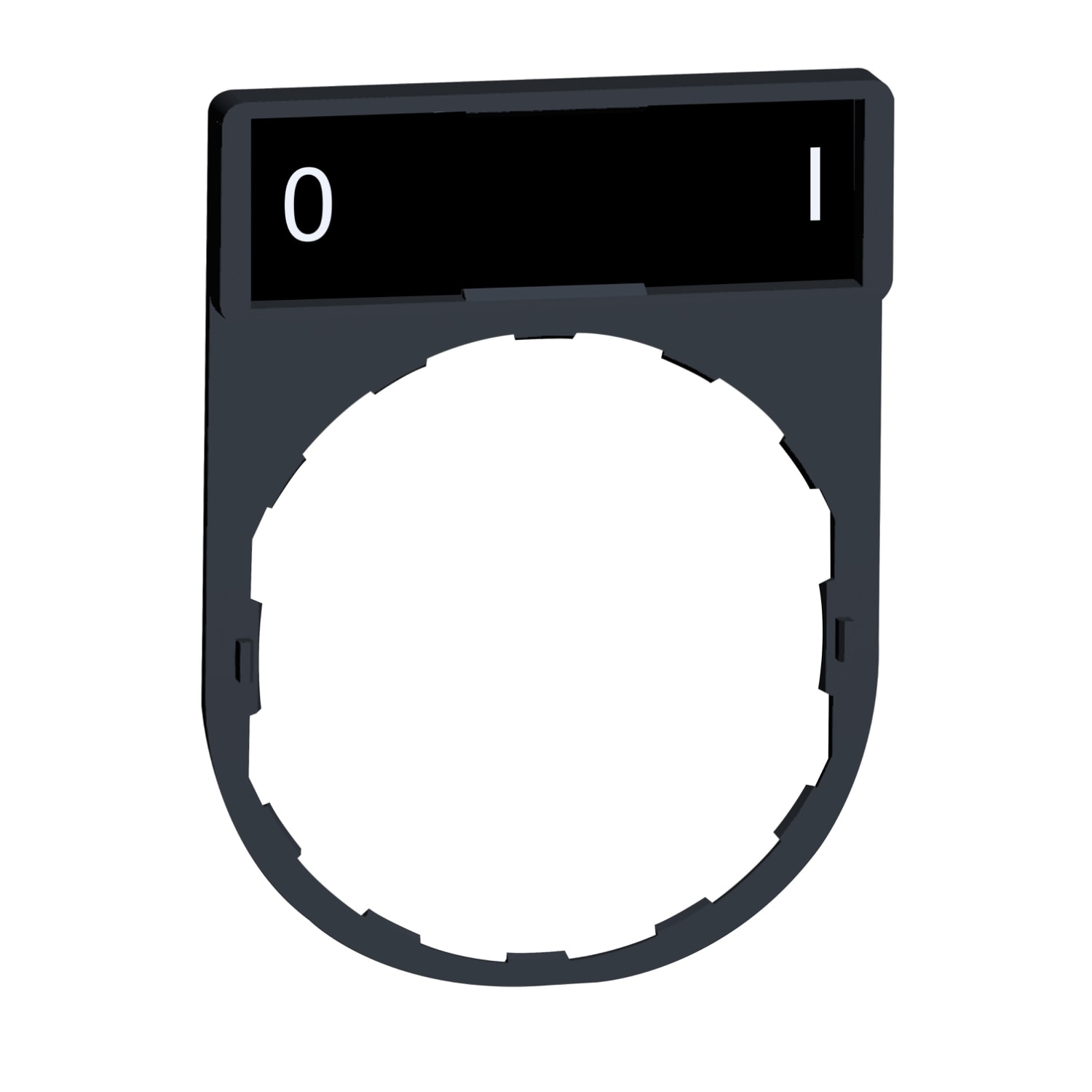 SCHNEIDER ELECTRIC - Porta etichetta 30 X 40mm - per unità Ø22 - con etichetta O-I