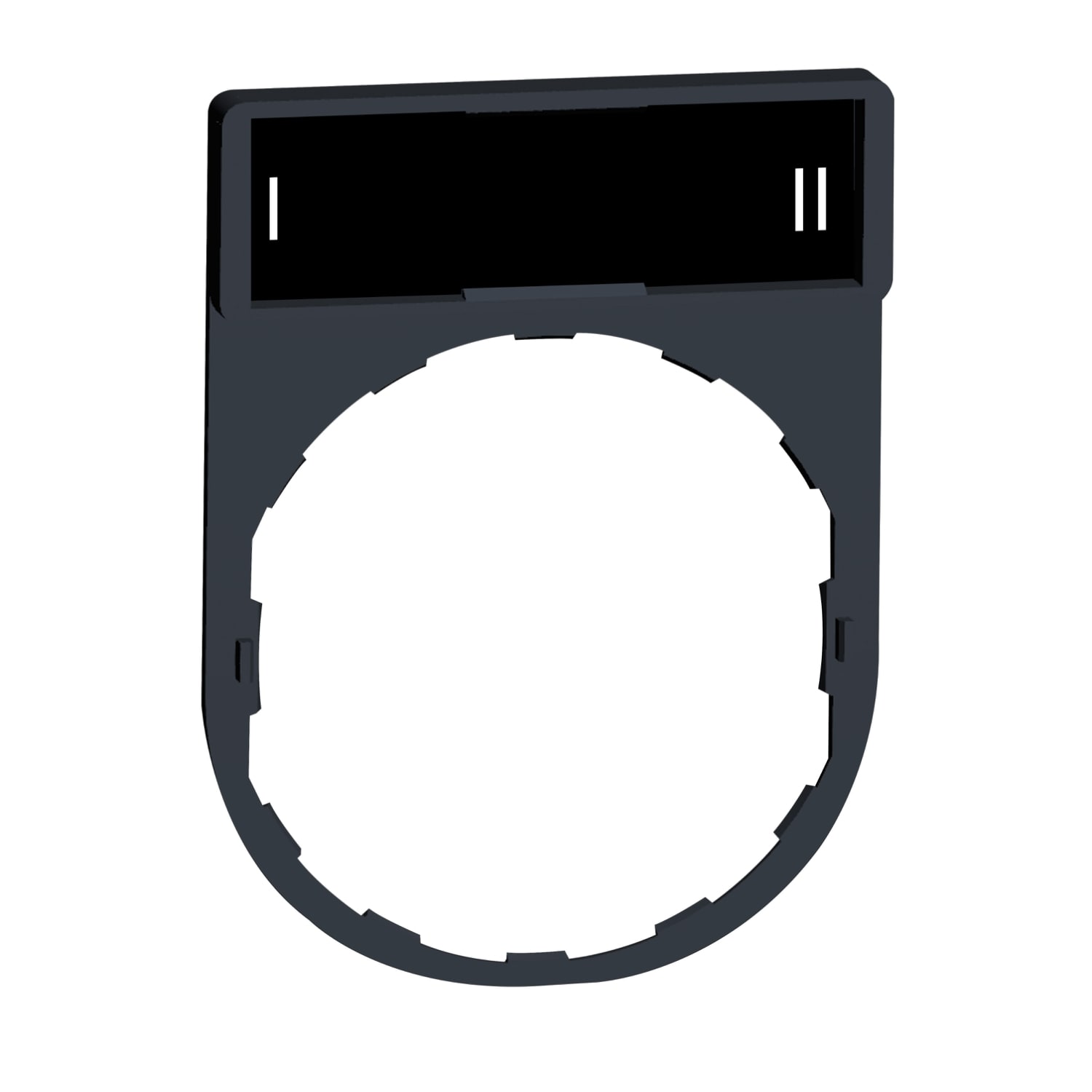 SCHNEIDER ELECTRIC - Porta etichetta 30 X 40mm - per unità Ø22 - con etichetta I-II