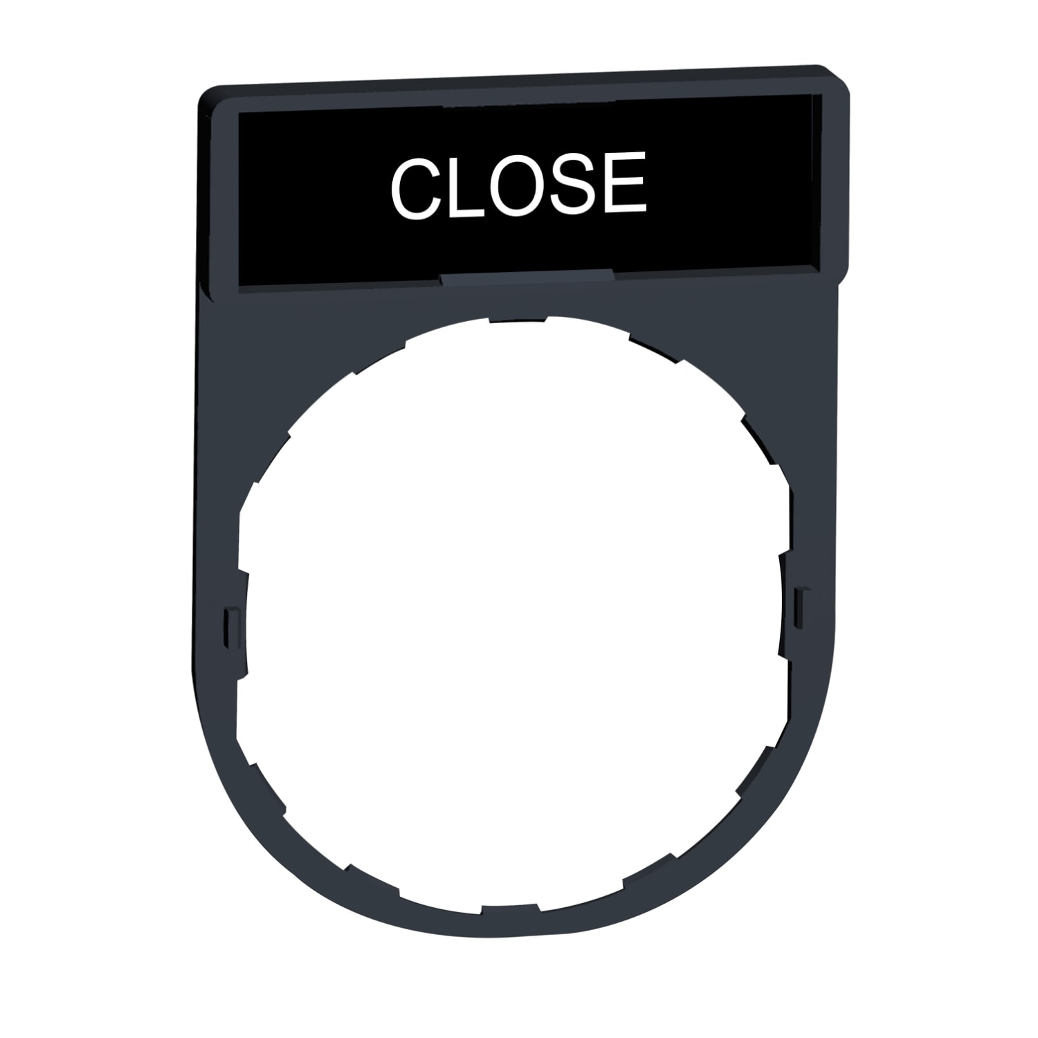 SCHNEIDER ELECTRIC - Porta etichetta 30 X 40mm - per unità Ø22 - con etichetta CHIUSURA