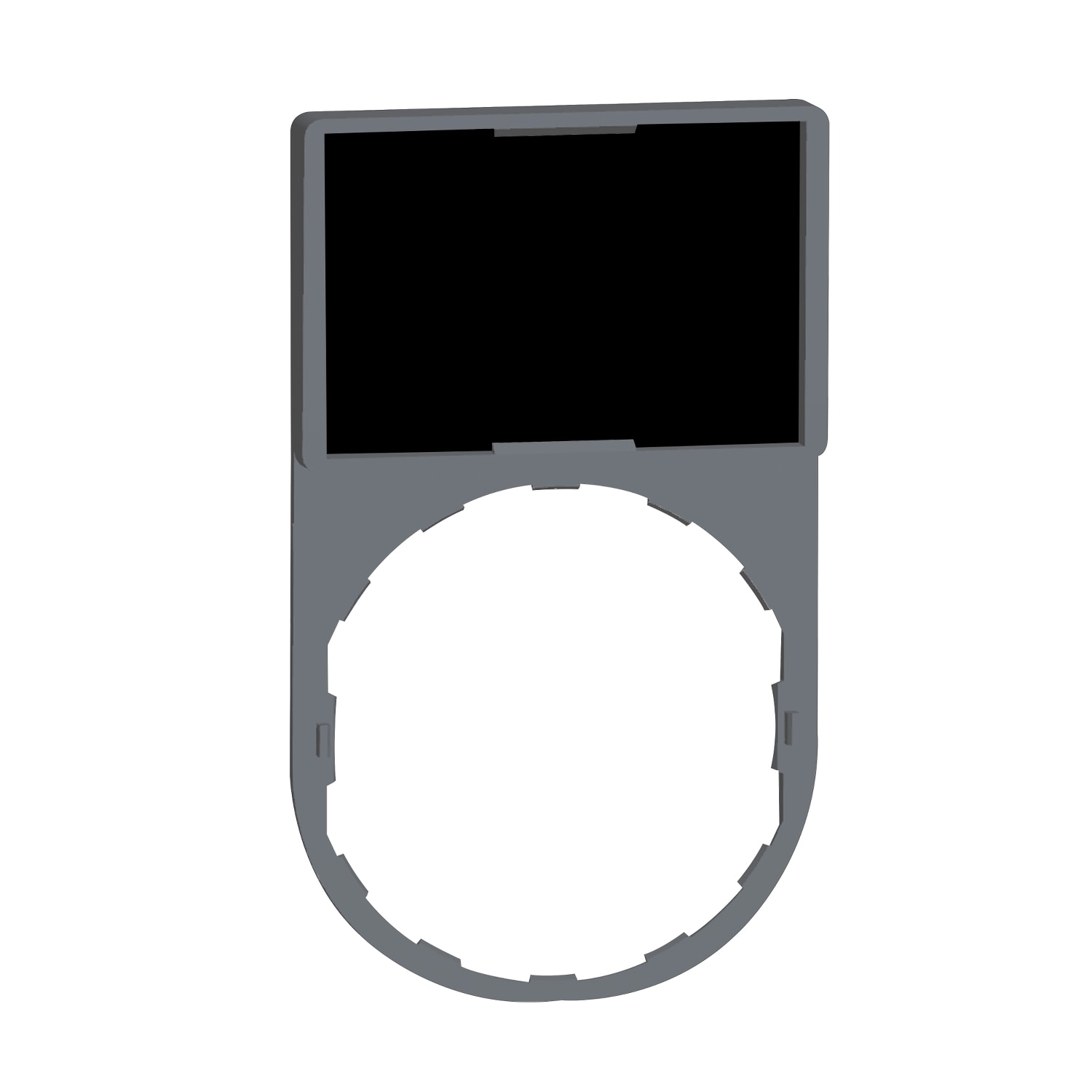 SCHNEIDER ELECTRIC - Porta etichetta 30 X 50mm con etichetta neutra per unità Ø22 testa circolare