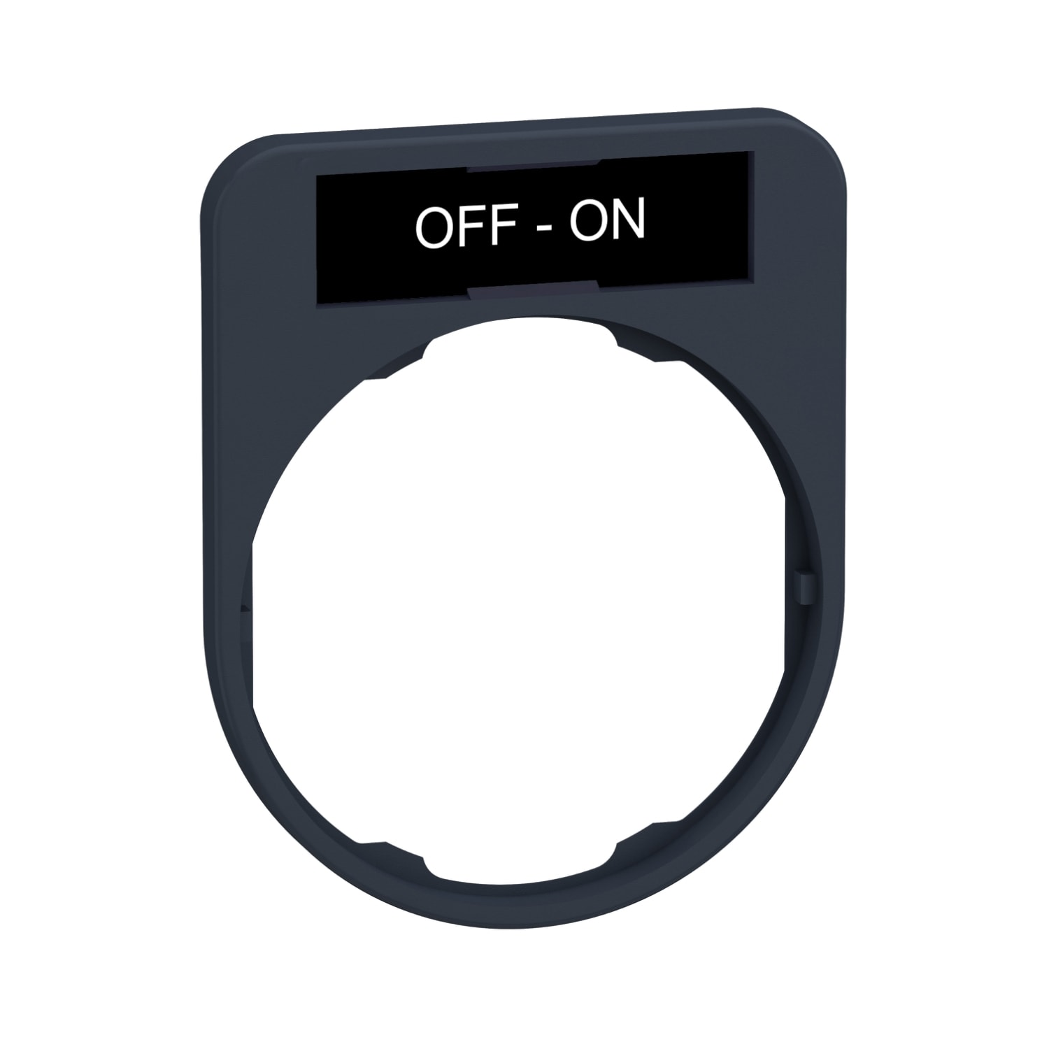 SCHNEIDER ELECTRIC - Porta etichetta+etichetta 'OFF-ON'
