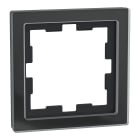 SCHNEIDER ELECTRIC - CORNICE D-LIFE 1G VETRO NERO ONICE