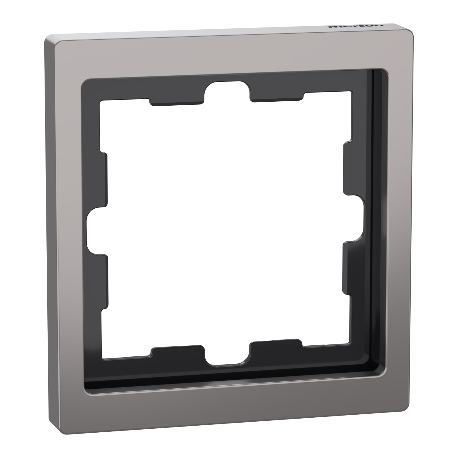 SCHNEIDER ELECTRIC - CORNICE D-LIFE 1G METALLO NICHEL