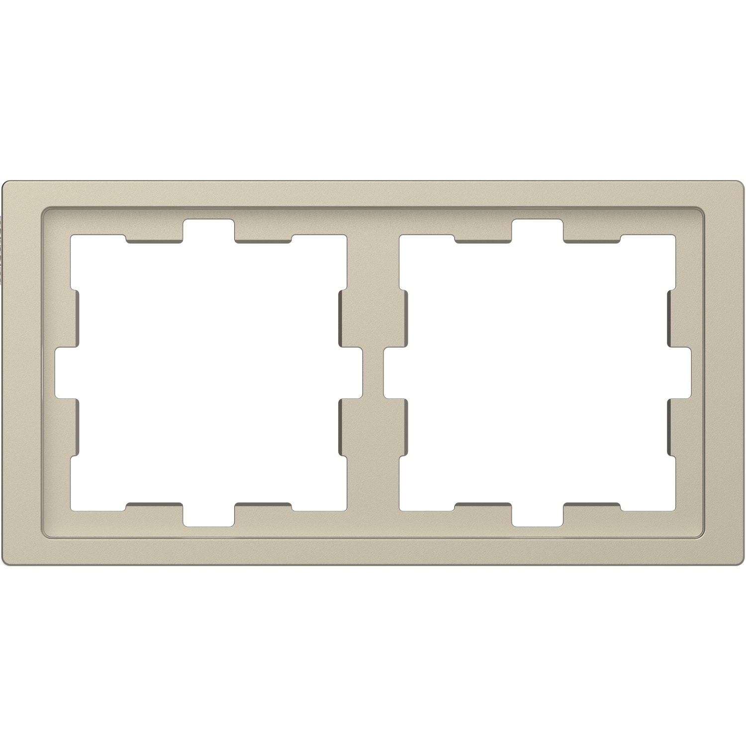 SCHNEIDER ELECTRIC - Cornice D-Life, 2 slot, sahara