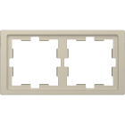 SCHNEIDER ELECTRIC - Cornice D-Life, 2 slot, sahara