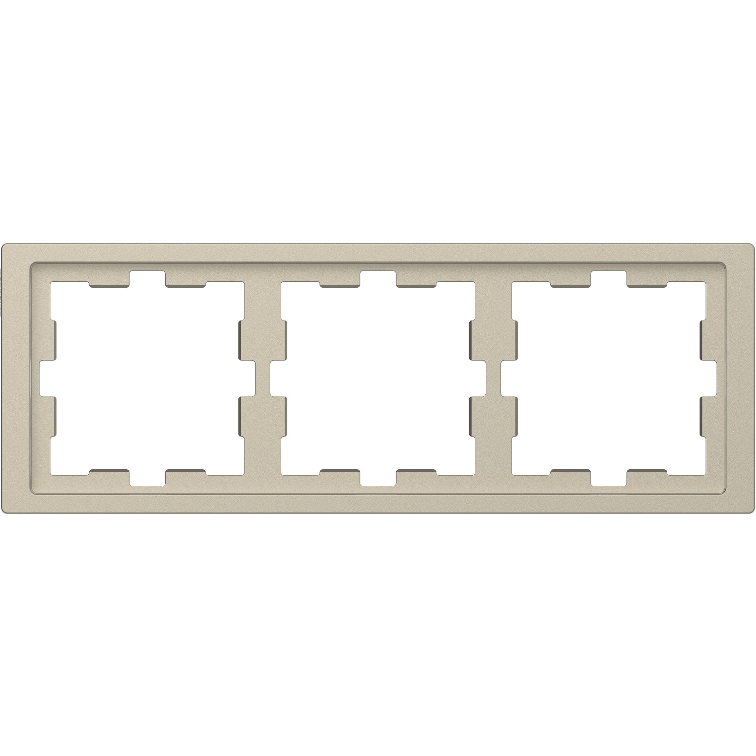 SCHNEIDER ELECTRIC - Cornice D-Life, 3 slot, sahara
