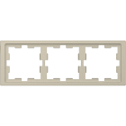 SCHNEIDER ELECTRIC - Cornice D-Life, 3 slot, sahara