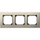 SCHNEIDER ELECTRIC - CORNICE M-ELEGANCE, TRIPLA, METALLO, TIT