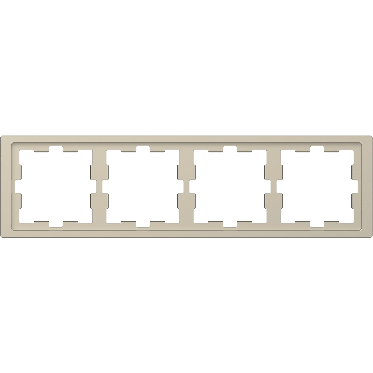 SCHNEIDER ELECTRIC - Cornice D-Life, 4 slot, sahara