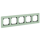 SCHNEIDER ELECTRIC - Cornice M-Elegance, quintupla, vetro, ve