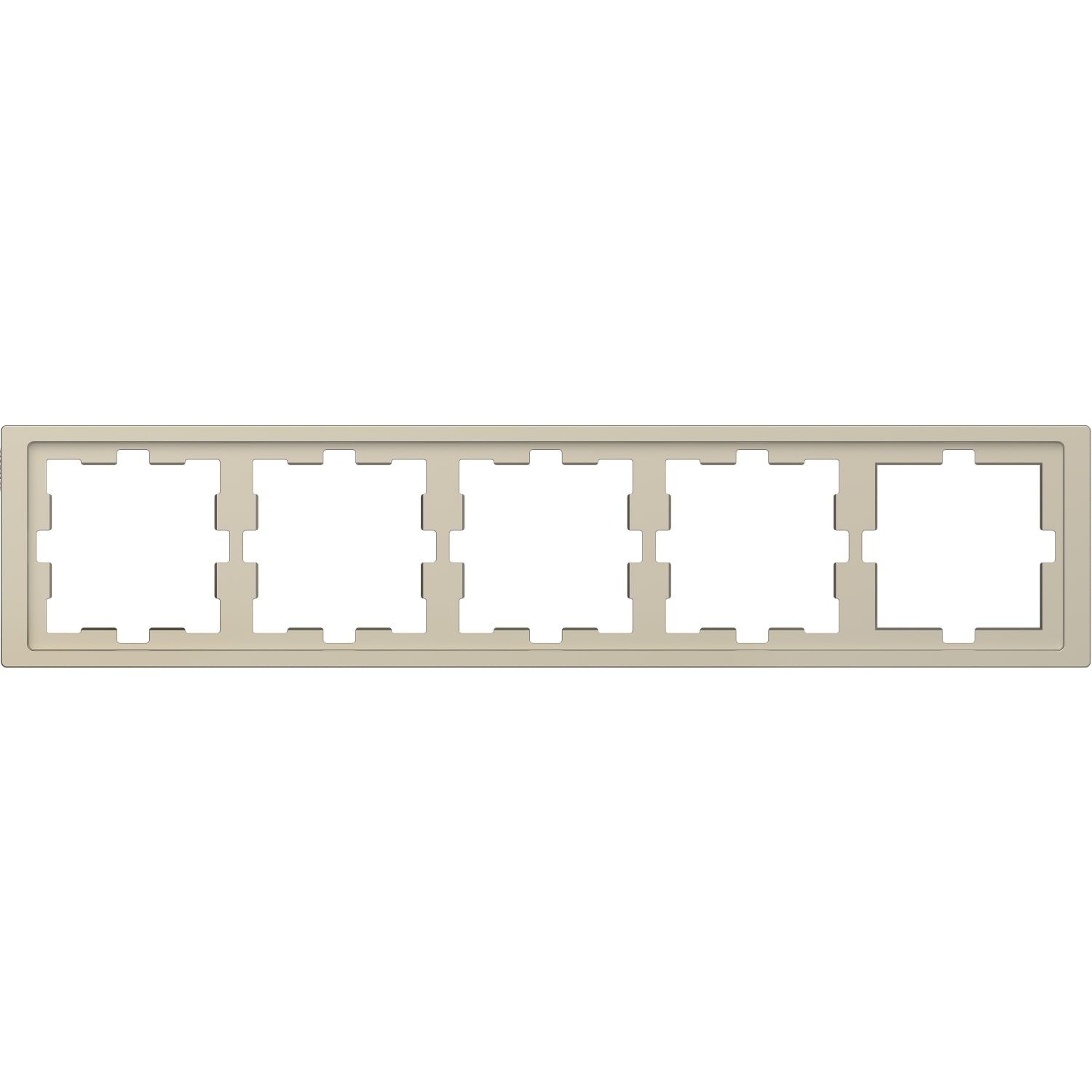 SCHNEIDER ELECTRIC - Cornice D-Life, 5 slot, sahara