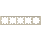 SCHNEIDER ELECTRIC - Cornice D-Life, 5 slot, sahara