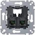 SCHNEIDER ELECTRIC - PRESA RJ45 DOPPIA Cat5 UTP S-One