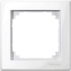 SCHNEIDER ELECTRIC - Cornice Serie civile, SpaceLogic KNX, Interruttori Merten System M, M_SMART Bianco Brillante Singola