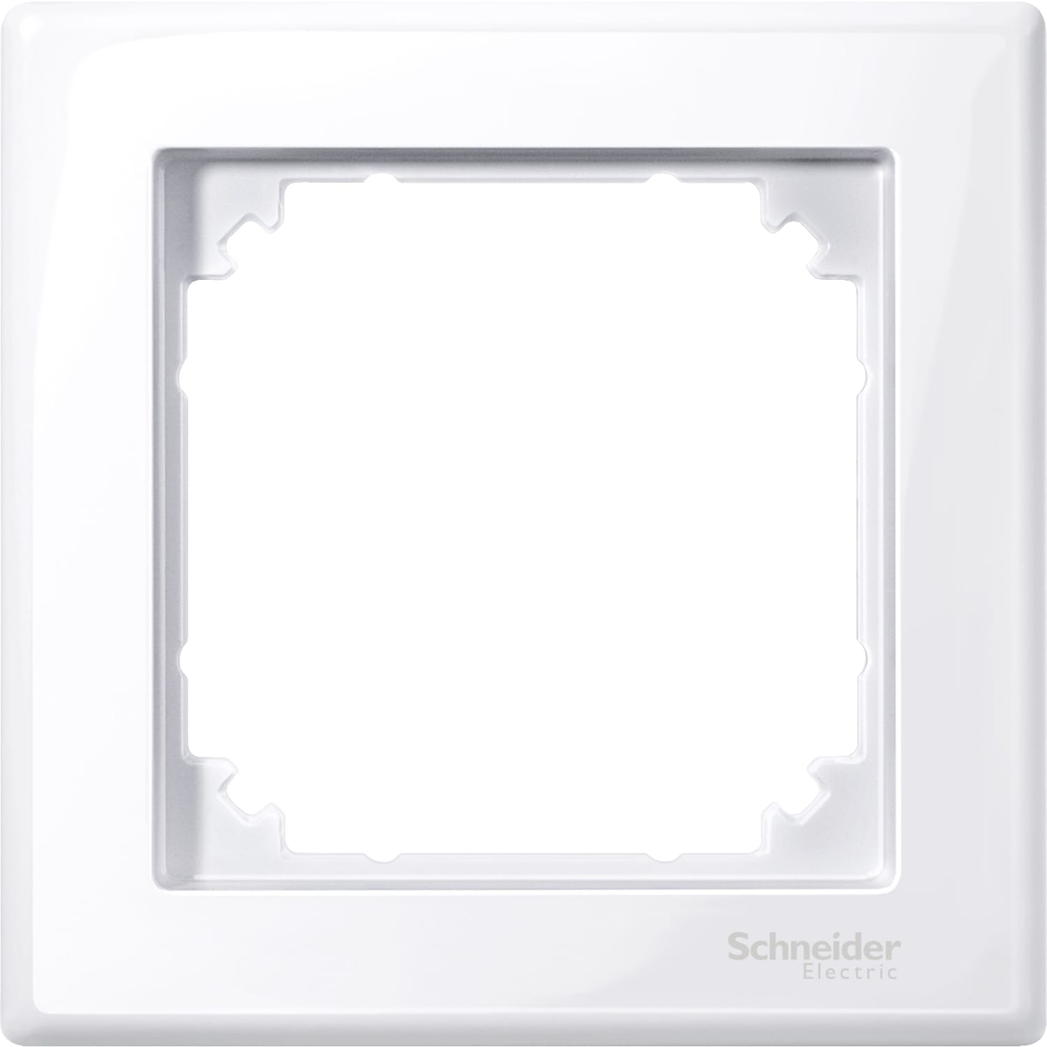 SCHNEIDER ELECTRIC - Cornice M-SMART, singola, bianco attivo