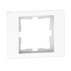 SCHNEIDER ELECTRIC - Cornice D-Life - 1 slot - per scatola 3 moduli - bianco loto