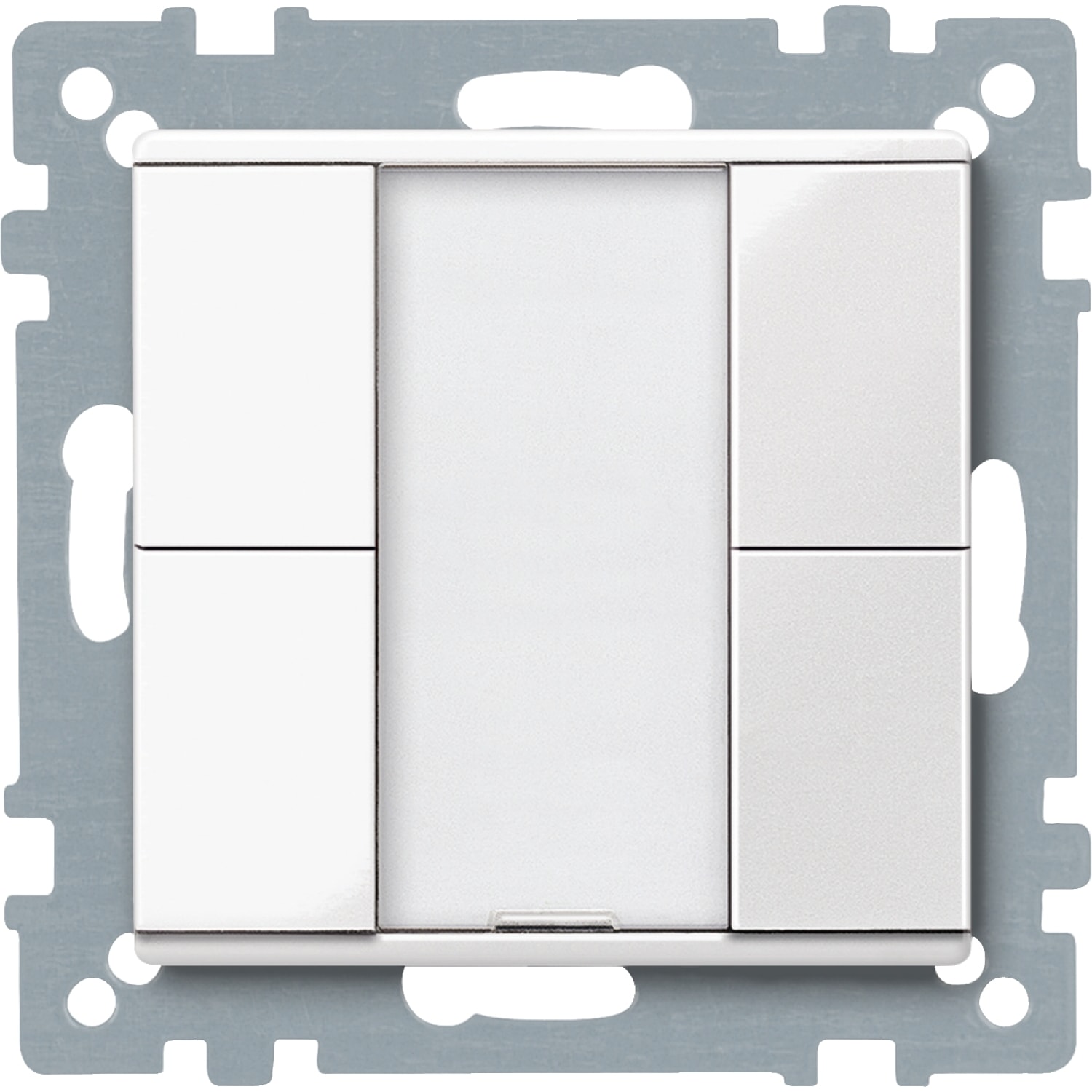 SCHNEIDER ELECTRIC - Pulsantiera multifunzione doppia plus, bianco polare, SystemM