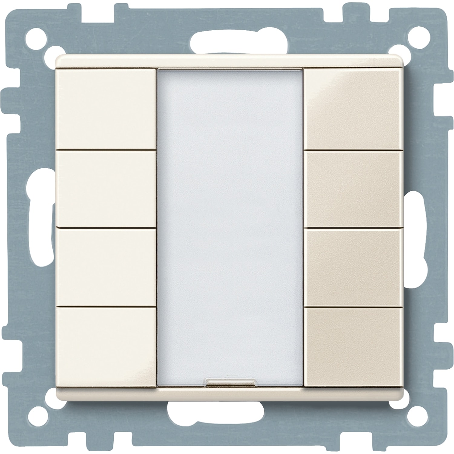 SCHNEIDER ELECTRIC - Pulsantiera multifunzione quadrupla plus, bianco, SystemM