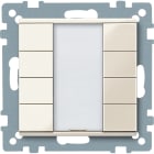 SCHNEIDER ELECTRIC - Pulsantiera multifunzione quadrupla plus, bianco, SystemM