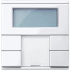 SCHNEIDER ELECTRIC - Pulsantiera multifunzione doppia con unità controllo T ambiente bianco attivo SM