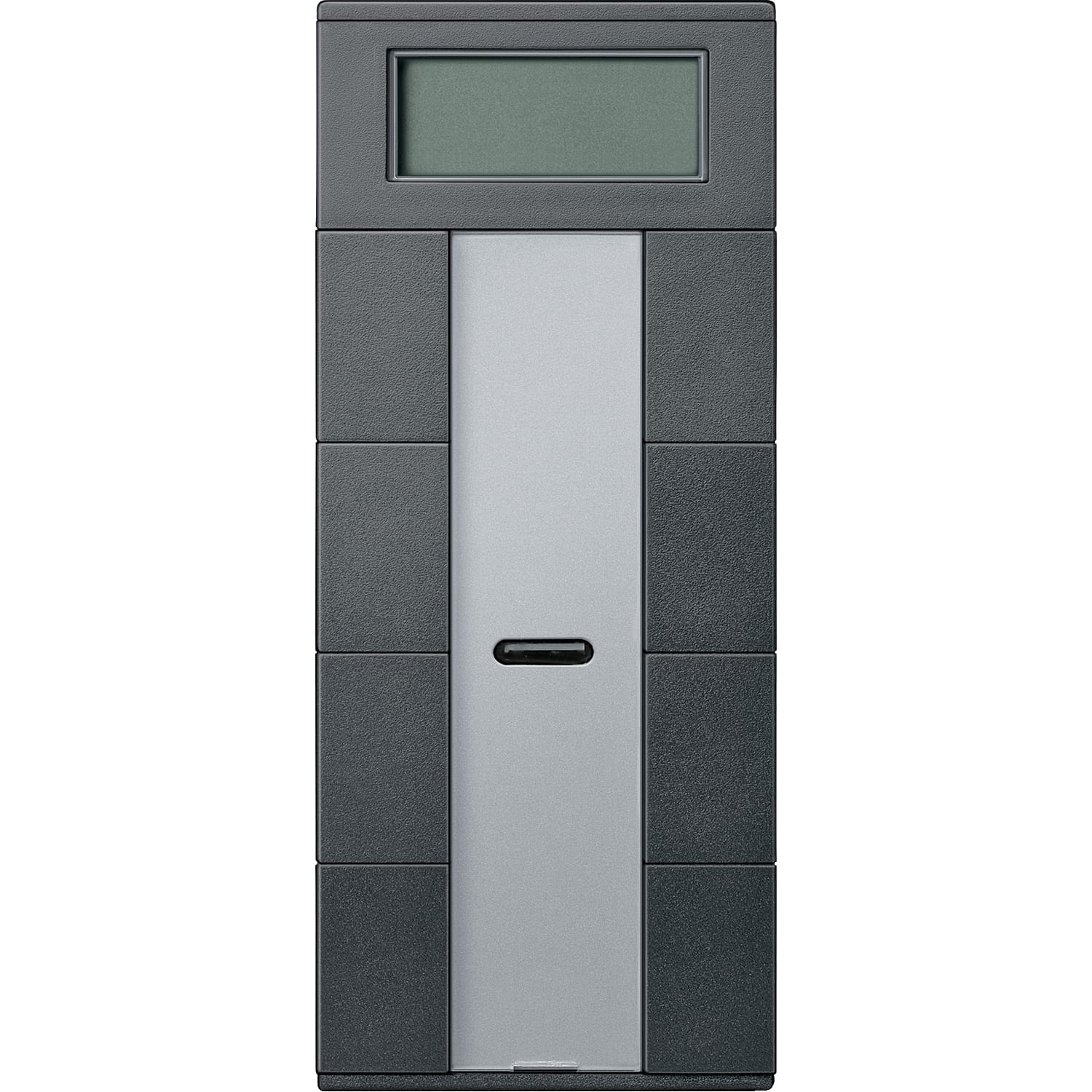 SCHNEIDER ELECTRIC - Pulsantiera multifunzione quadrupla con unità controllo T ambiente antracite SM