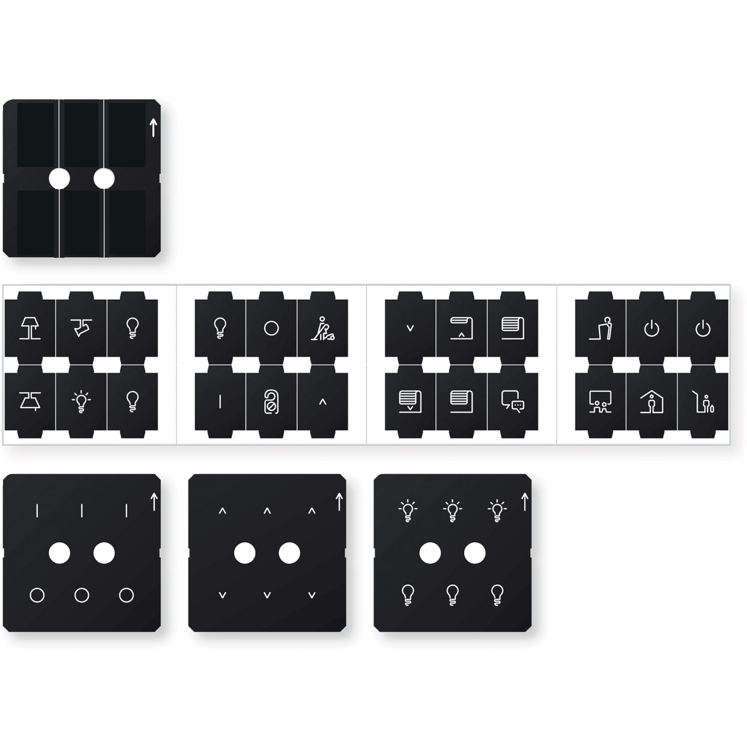 SCHNEIDER ELECTRIC - Set di pellicole per Pulsnate Pro KNX, System Design