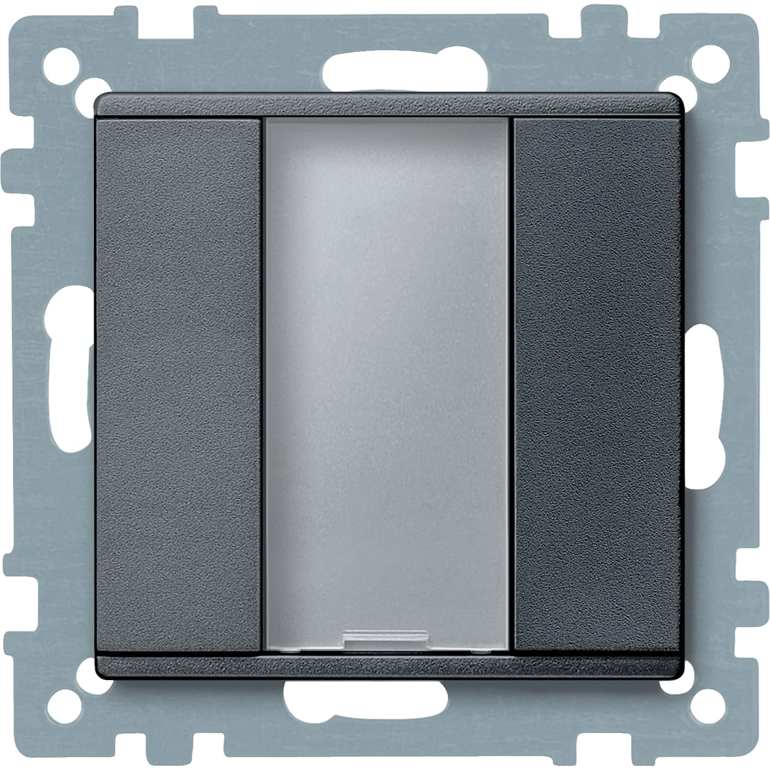 SCHNEIDER ELECTRIC - Pulsantiera multifunzione singola plus, antracite, SystemM