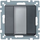 SCHNEIDER ELECTRIC - Pulsantiera multifunzione singola plus, antracite, SystemM